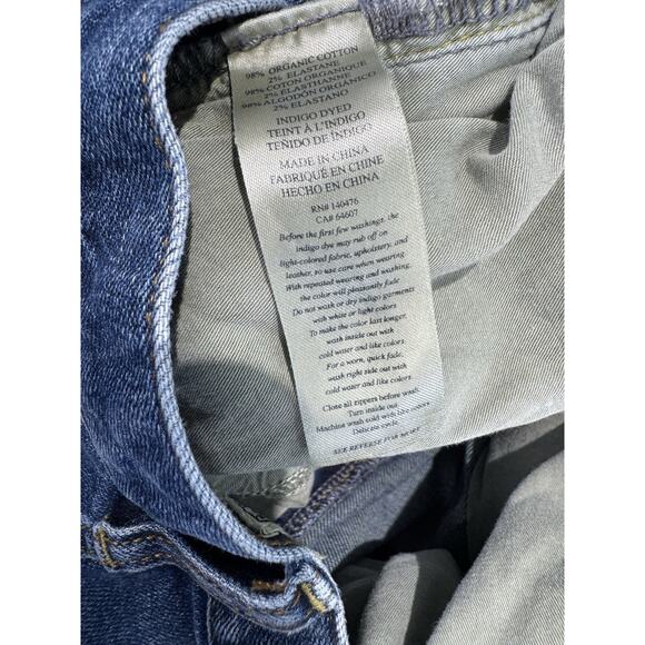 Faherty Jeans Mens 35x28.5 Blue Feel Good Special Weave Organic Cotton Stretch - Picture 14 of 16